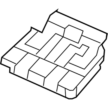 Mopar 1LL41DX9AA Seat Cushion Shield 1LL41DX9AA Mopar Seat Cushion Shield Illustration 1 of 1