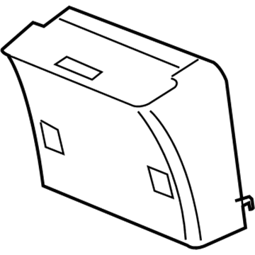 5KB96BD5AB Mopar End Cap-Floor Console End Illustration 1 of 1