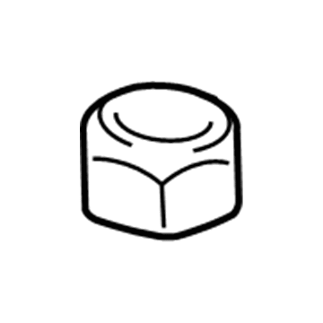 6502493 Mopar Nut-HEXAGON FLANGE SERRATION Illustration 1 of 1