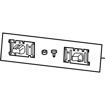 68404042AA Mopar Bumper Bracket Illustration 1 of 1