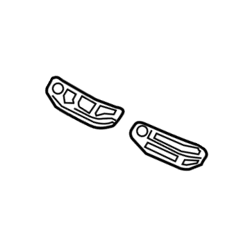 68274668AB Mopar Bezel-Fog Lamp Illustration 1 of 1