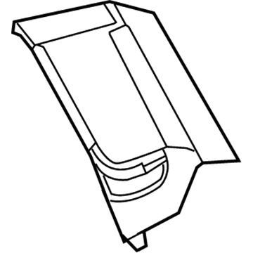 5HS35BDXAI Mopar C Pillar Panel Illustration 1 of 1