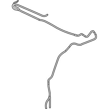 68297786AA Mopar Windshield Washer Hose Illustration 1 of 1