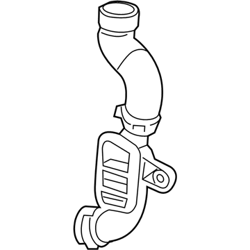 Mopar 68256166AA Hose-INTERCOOLER Inlet 68256166AA Mopar Hose-INTERCOOLER Inlet Illustration 1 of 1