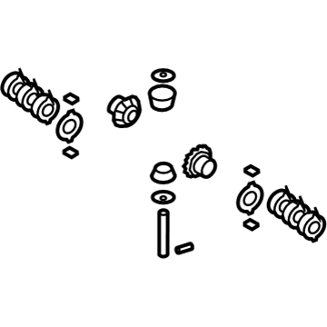 68003545AA Mopar Center Differential Gear Kit Illustration 1 of 1