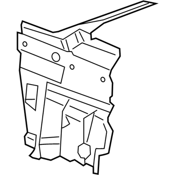 5182345AE Mopar Shield-Air Intake Illustration 1 of 1