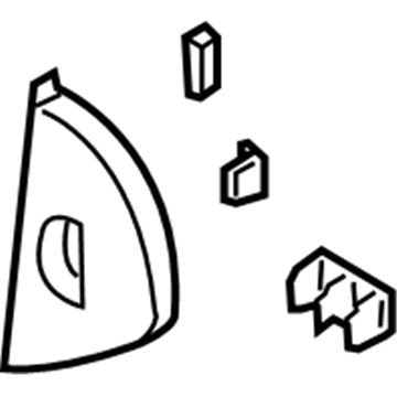 Mopar MR958904 Instrument Panel Cover MR958904 Mopar Instrument Panel Cover Illustration 1 of 1