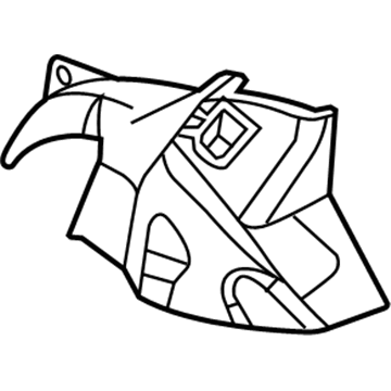 5028291AB Mopar Wheelhouse Silencer Illustration 1 of 1