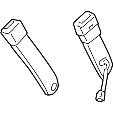 5JY341D5AC Mopar Front Inner Right Or Left Seat Belt Buckle Illustration 1 of 1