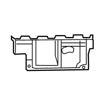 68402091AA Mopar Cover-Storage Bin Latch Illustration 1 of 1