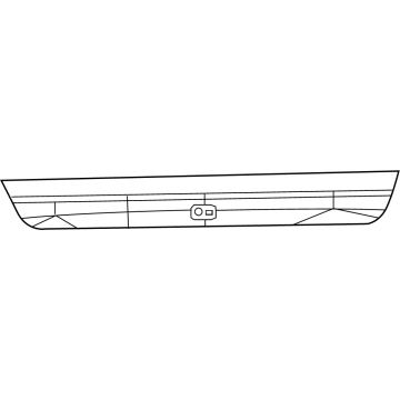 6RN05TZZAB Mopar Storage Bin Applique Illustration 1 of 1