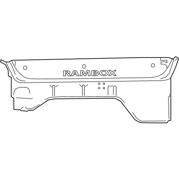 68402081AB Mopar Storage Bin Illustration 1 of 1