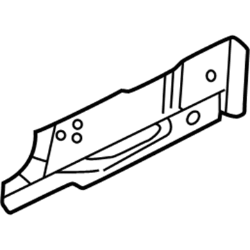 55255524AE Mopar Quarter Inner Panel Illustration 1 of 1