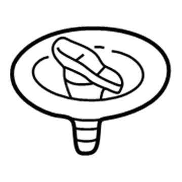 MR594746 Mopar Clamp-Spare Tire Carrier Illustration 1 of 1