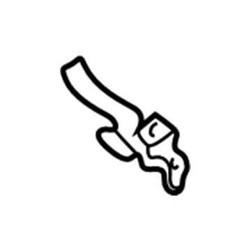 Mopar MR503837 Handle-Deck Lid Release MR503837 Mopar Handle-Deck Lid Release Illustration 1 of 1