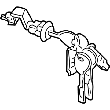 MR990836 Mopar Cylinder Lock-Deck Lid Lock Illustration 1 of 1