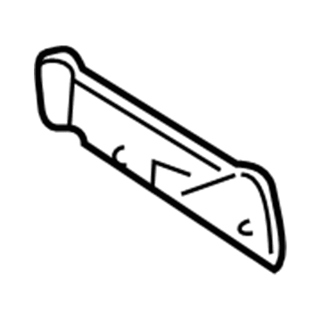 MR641402 Mopar Cover-Deck Lid Latch Illustration 1 of 1