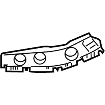 5182597AC Mopar Bumper Bracket Illustration 1 of 1
