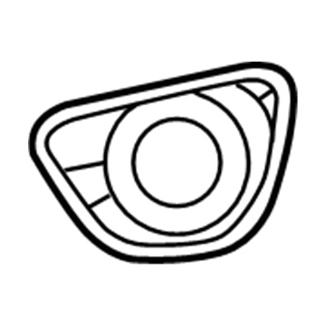 68109871AA Mopar Fog Lamp Bezel Illustration 1 of 1