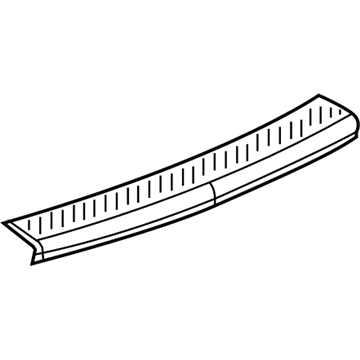 5183501AA Mopar Step Pad-Rear FASCIA Illustration 1 of 1