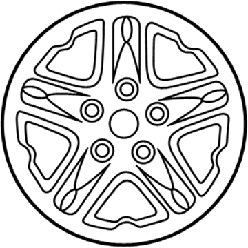 2000 Chrysler LHS Wheel Cover - QX34PAKAB