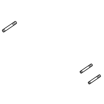 6508025AA Mopar Double Ended Stud Illustration 1 of 1