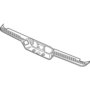 68170762AB Mopar Step-Rear Bumper Illustration 1 of 1