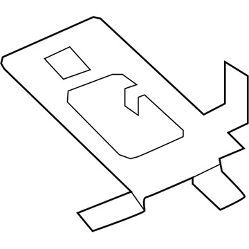Mopar 56028646AD Bracket-POWERTRAIN Control Module 56028646AD Mopar Bracket-POWERTRAIN Control Module Illustration 1 of 1