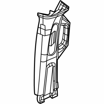 6BM22TX7AD Mopar Molding-B Pillar Illustration 1 of 1