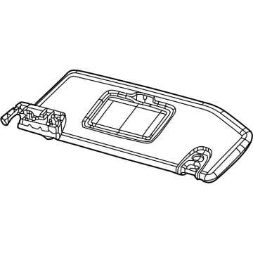 2024 Jeep Gladiator Sun Visor - 7EB89TX7AB