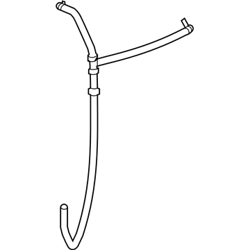 55038132AA Mopar Tube&Hose-Heater Return Illustration 1 of 1