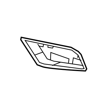 6AH10SZ7AB Mopar Bezel-Lower Grille Illustration 1 of 1