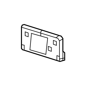 68277142AA Mopar License Plate Bracket Illustration 1 of 1