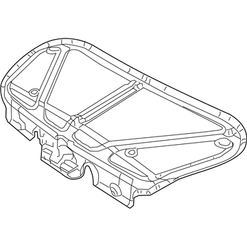 55315183AB Mopar Deck Lid Interior Trim Cover Illustration 1 of 1