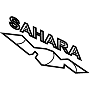 55397276AA Mopar Decal Illustration 1 of 1