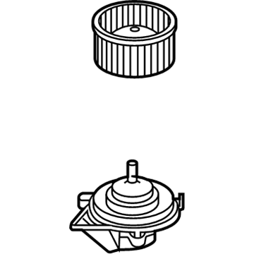 2007 Chrysler Aspen Blower Motor - 5061381AA