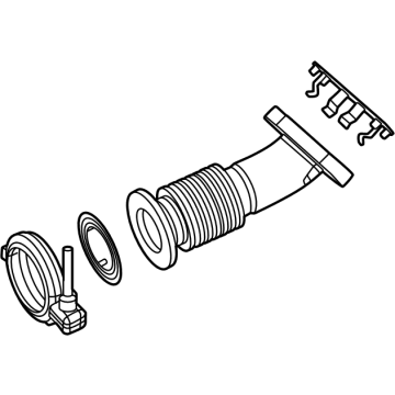 Mopar 68463484AF TUBE-EGR VALVE 68463484AF Mopar TUBE-EGR VALVE Illustration 1 of 1