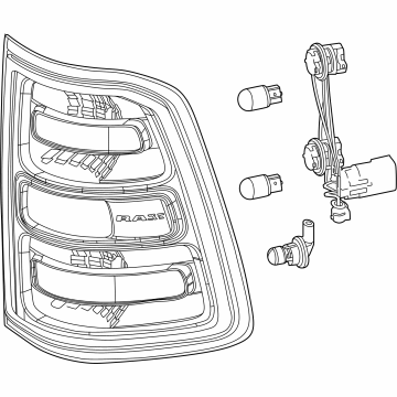 Mopar 68531046AA Tail 68531046AA Mopar Tail Illustration 1 of 1