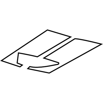 6EG42KBBAA Mopar Hood Decal Illustration 1 of 1