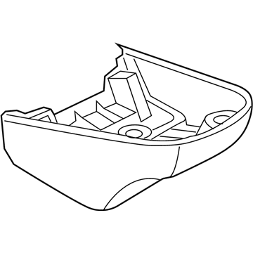5104255AA Mopar Housing-Cup Holder Illustration 1 of 1