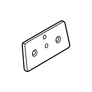 2025 Dodge Hornet License Plate - 68607295AA