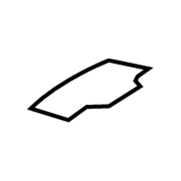 1PN45DX9AA Mopar Floor Console Mat Illustration 1 of 1