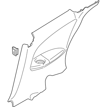 MR641720 Mopar Quarter Panel Illustration 1 of 1