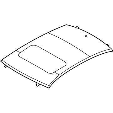 Mopar 5074470AH Roof Panel 5074470AH Mopar Roof Panel Illustration 1 of 1