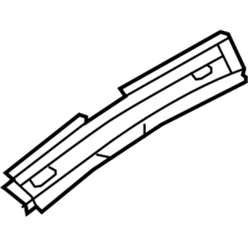 5155286AH Mopar Side Rail Reinforcement Illustration 1 of 1