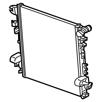 Jeep Wrangler Radiator - 68481174AB