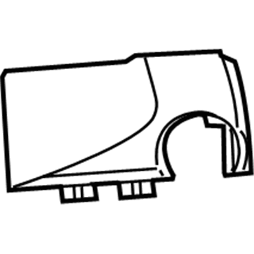 2017 Jeep Compass Steering Column Cover - 1CH69XDVAA