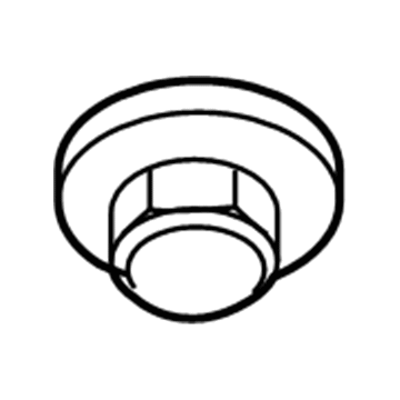 6035864 Mopar Hexagon Lock Nut Illustration 1 of 1