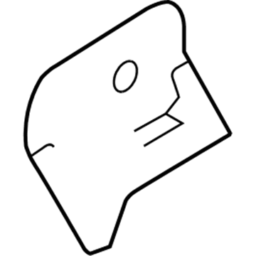 4643546 Mopar Heat Shield Illustration 1 of 1