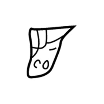 4581242AB Mopar Bracket-Air Filter Illustration 1 of 1